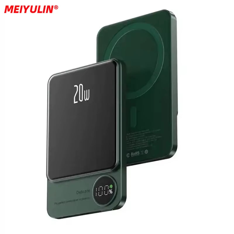 Magnetische Powerbank 10000 mAh mit 15W kabellosem Schnellladen