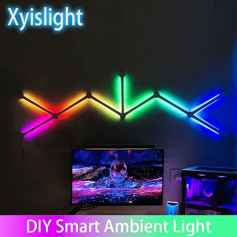RGB Splicing Light – DIY Wandleuchte mit App- & Sprachsteuerung