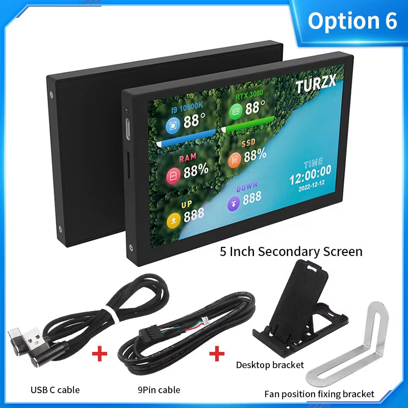 Mini IPS Zusatzdisplay für PC Monitoring mit USB-C