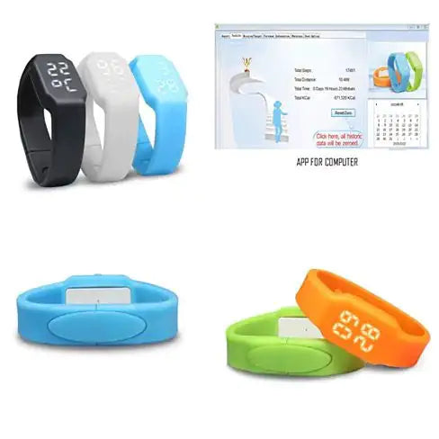 Fitness Pro Watch with Built-in Pedometer