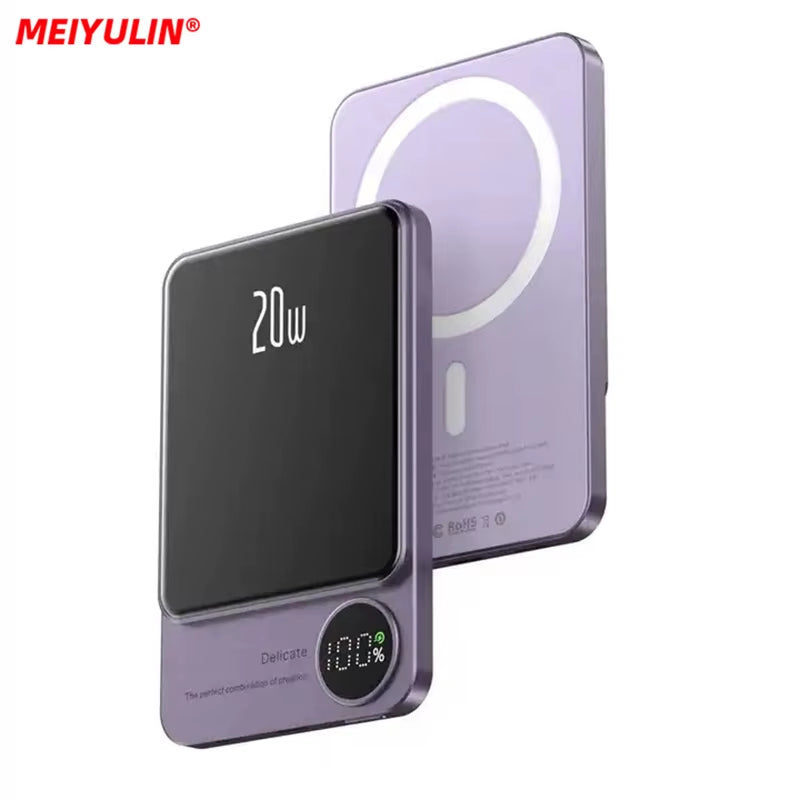 Magnetische Powerbank 10000 mAh mit 15W kabellosem Schnellladen
