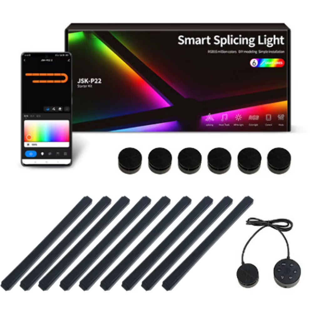 RGB Splicing Light – DIY Wandleuchte mit App- & Sprachsteuerung
