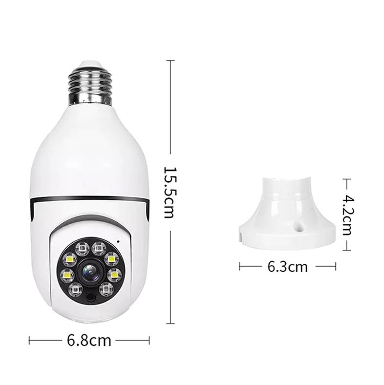 E27 1080P Wi-Fi Bulb Camera with IR Night Vision