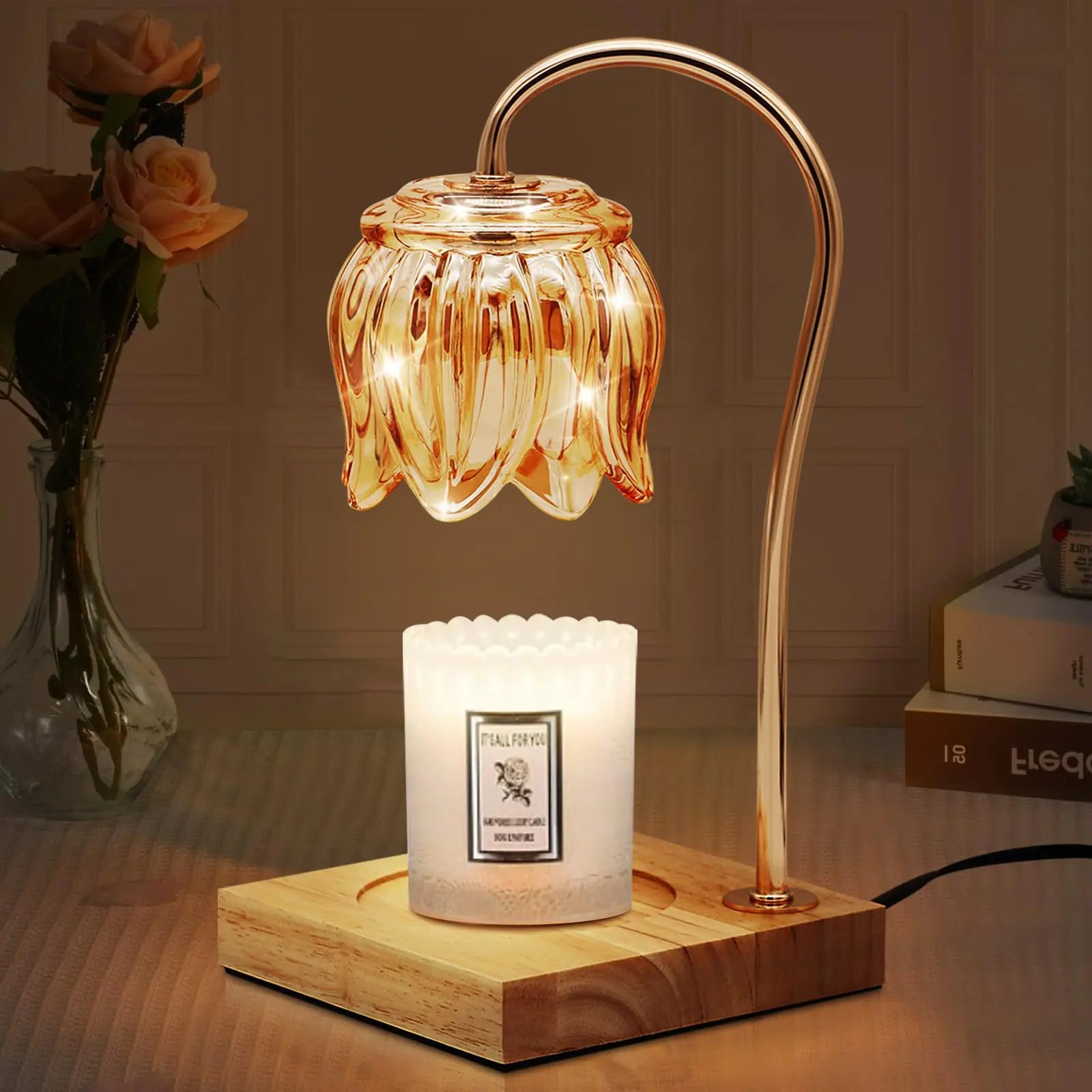 Timed Retro Electric Candle Warmer Lamp