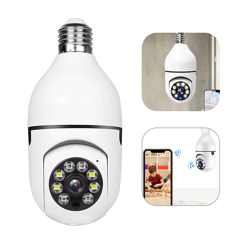 E27 1080P Wi-Fi Bulb Camera with IR Night Vision