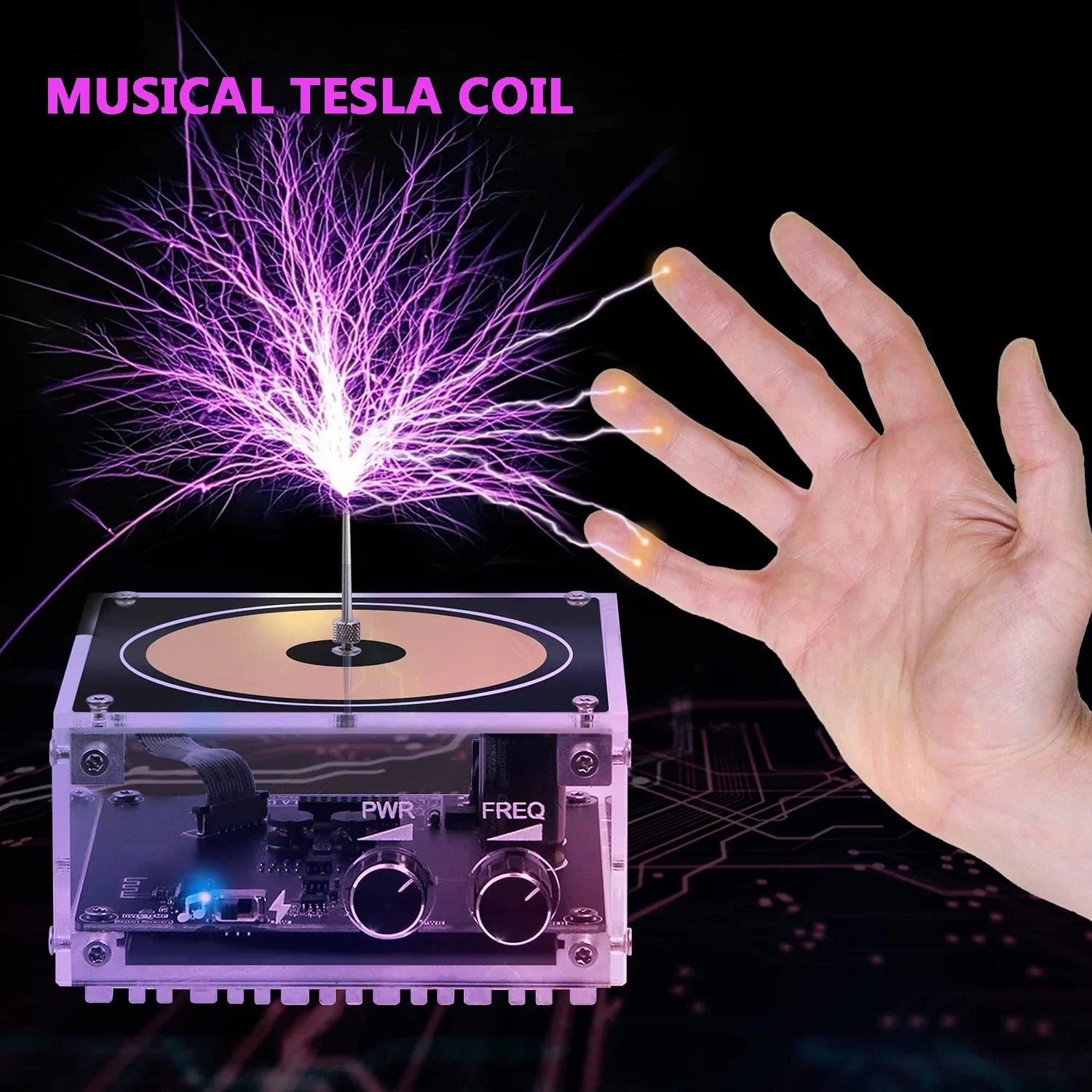 Bluetooth Musikalische Tesla Spule Touch Lightning Arc Generator