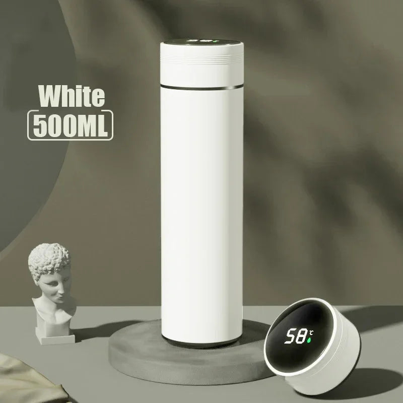 500 ml Thermosflasche mit Temperaturanzeige aus Edelstahl