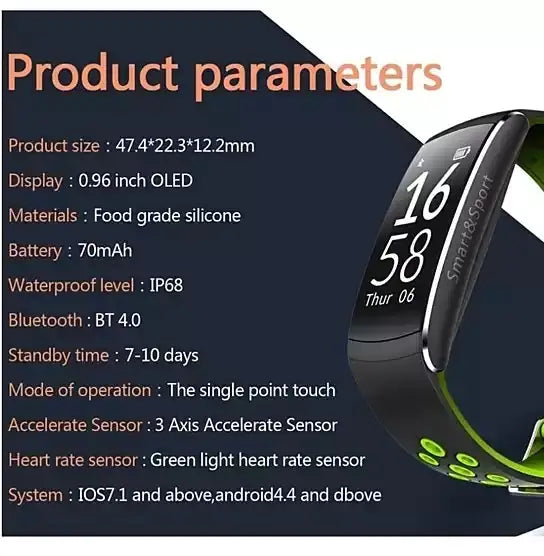 Active Lifestyle Smartwatch with HR Tracking