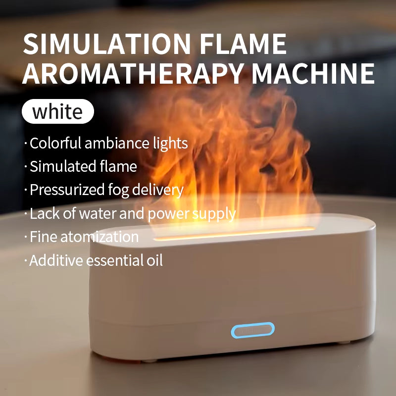 Aroma Diffusor mit RGB Flammeneffekt und Luftbefeuchtung