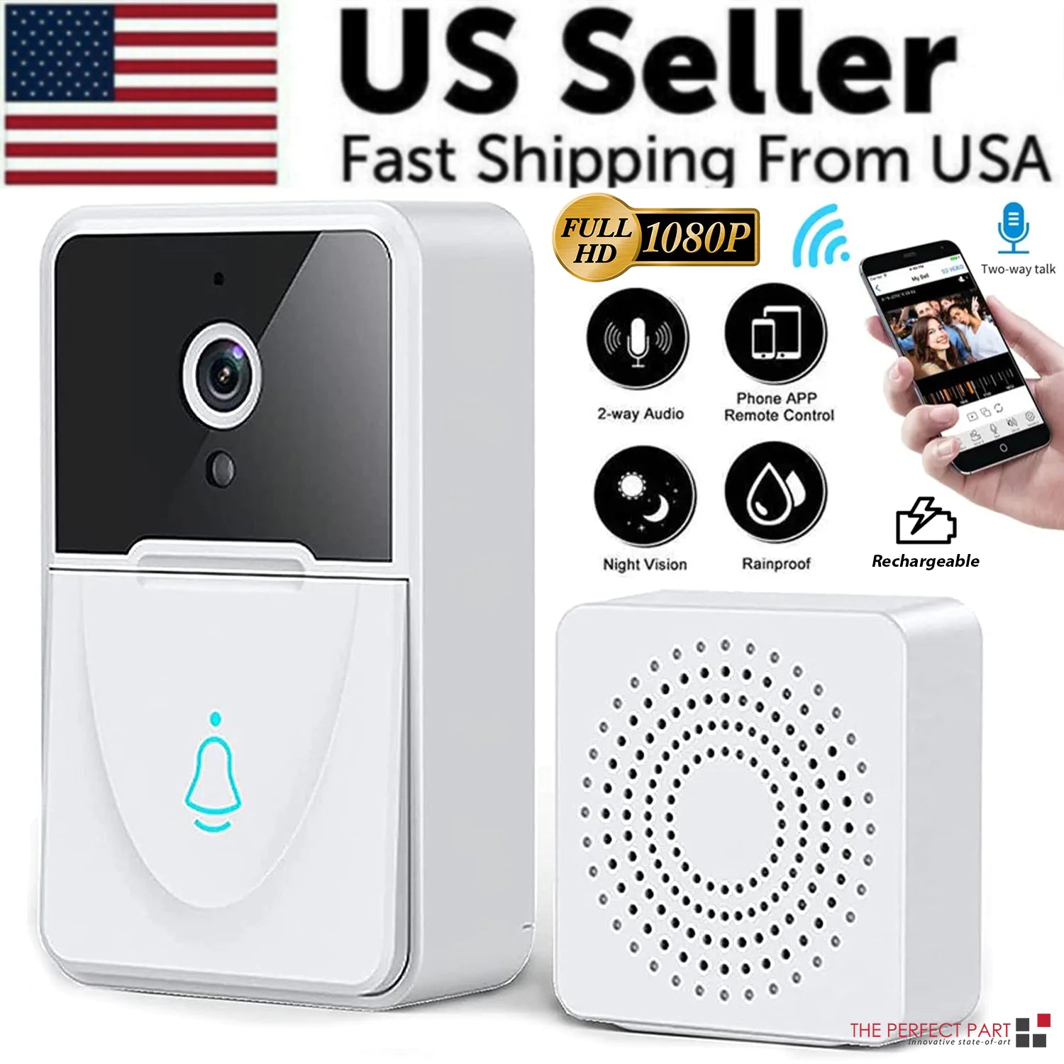 SmartView WiFi Video Doorbell